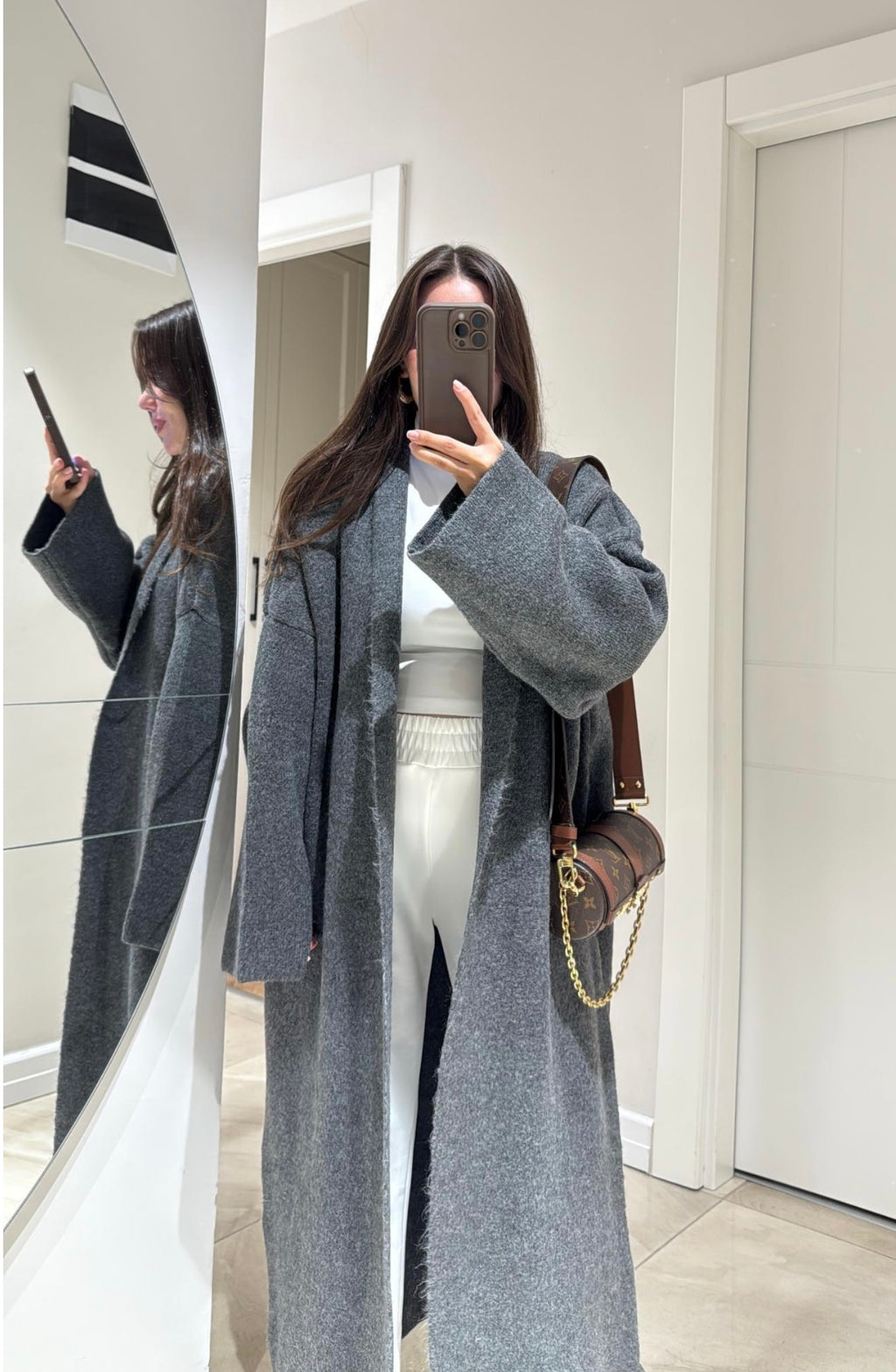 Long Knit Cardigan