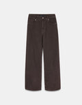 Brown Wide Leg Jeans