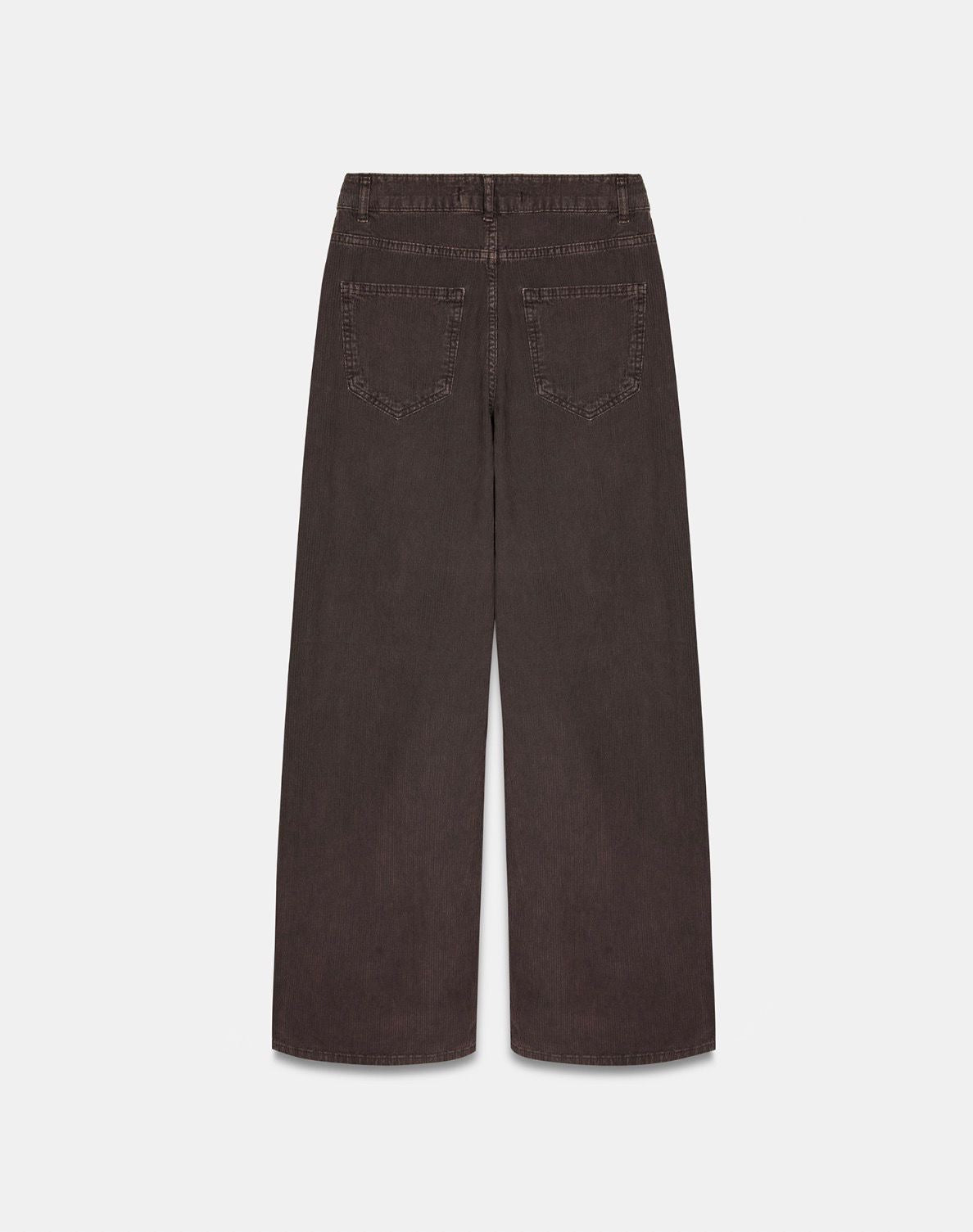 Brown Wide Leg Jeans